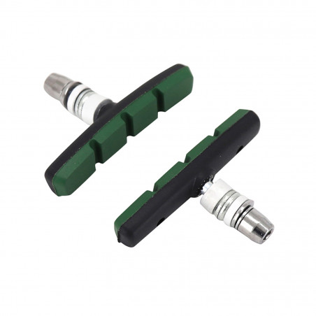 PORTE PATIN FREIN POUR VAE-E-BIKE V-BRAKE A VIS SYMETRIC MARWI 75mm NOIR KEVLAR (PAIRE SUR CARTE) - 8590966460014