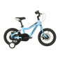 VELO MUSCULAIRE ENFANT 14 POUCES LEADER FOX FOX 2025 BLEU CLAIR MONOVITESSE CADRE ALU (TAILLE ENFANT JUSQU'A 105cm) -