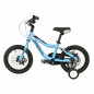 VELO MUSCULAIRE ENFANT 14 POUCES LEADER FOX FOX 2025 BLEU CLAIR MONOVITESSE CADRE ALU (TAILLE ENFANT JUSQU'A 105cm) -