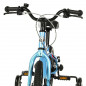 VELO MUSCULAIRE ENFANT 14 POUCES LEADER FOX FOX 2025 BLEU CLAIR MONOVITESSE CADRE ALU (TAILLE ENFANT JUSQU'A 105cm) -