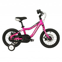 VELO MUSCULAIRE ENFANT 14 POUCES LEADER FOX FOX 2025 FUCHSIA MONOVITESSE CADRE ALU (TAILLE ENFANT JUSQU'A 105cm) - 8592826101709