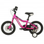 VELO MUSCULAIRE ENFANT 14 POUCES LEADER FOX FOX 2025 FUCHSIA MONOVITESSE CADRE ALU (TAILLE ENFANT JUSQU'A 105cm) - 8592826101709