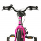 VELO MUSCULAIRE ENFANT 14 POUCES LEADER FOX FOX 2025 FUCHSIA MONOVITESSE CADRE ALU (TAILLE ENFANT JUSQU'A 105cm) - 8592826101709
