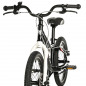VELO MUSCULAIRE ENFANT 18 POUCES LEADER FOX FOX 2025 NOIR MONOVITESSE CADRE ALU (TAILLE ENFANT 115 à 125 cm) - 8592826102577