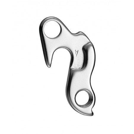 PATTE DE DERAILLEUR ALU MARWI PEUGEOT-SCOTT-ORBEA-QUINTANA-BIANCHI-LOOK-KUOTA-ARGON GH-014  - COMPATIBLE LEADER FOX