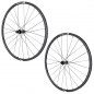 ROUES ROUTE - GRAVEL DISQUE 700 DT SWISS ROAD PACK P1600-23 TUBELESS CENTERLOCK 12-142 ET 12-100mm XDR 12V NOIR (HAUTEUR 23mm)