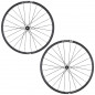 ROUES ROUTE - GRAVEL DISQUE 700 DT SWISS ROAD PACK P1600-23 TUBELESS CENTERLOCK 12-142 ET 12-100mm XDR 12V NOIR (HAUTEUR 23mm)
