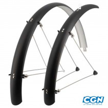 GARDE BOUE VTC 28'' STRONG TOUR S PLASTIQUE A TRINGLES 54MM NOIR MAT (PR) - 3700223723898