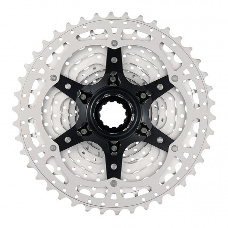 CASSETTE 12V. SUNRACE CSRZ800 11-46 GRAVEL POUR SHIMANO HG-L-HG-M METALLIC ARGENT (LIVRE EN
