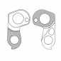 PATTE DERAILLEUR ALU ADAPTABLE CADRE ROSE (GH-304) - 8590966393046