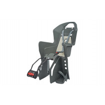 Porte bebe ar sur cadre Polisport koolah ff gris fonce coussin creme 