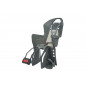 Porte bebe ar sur cadre Polisport koolah ff gris fonce coussin creme 