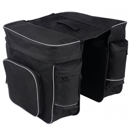 SACOCHE VELO DOUBLE ARRIERE TISSU 38L - 6920636720803