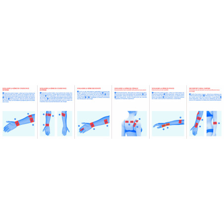 Boîte de 6 Patchs membres supérieurs - STIM0001 - 3701273800041