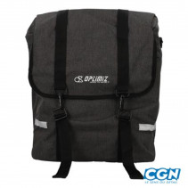 SACOCHE VELO PORTE BAGAGE OPTIMIZ GRIS FONCE - 17 LITRES - 3663829314016