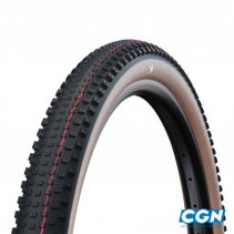 PNEU VTT 29X2.25 TS SCHWALBE RICK XC TLR NOIR/MARRON SUPER RACE (57-622) - 4026495927567