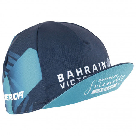 CASQUETTE VELO EQUIPE PRO BAHRAIN VICTOR NOIR-TURQUOISE - 8013271361338