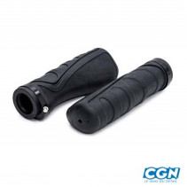 POIGNEE ERGONOMIQUE POUR TROTTINETTE XIAOMI NOIR EN SILICONE AVEC VERROUILLAGE - 7427251491709