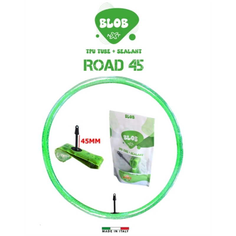 CHAMBRE A AIR VELO ROUTE TPU AUTO-REPARANTE 700 x 23-33 NXT VALVE PRESTA 45mm LEGERE 59gr - ULTRA COMPACTE - 8015431016492