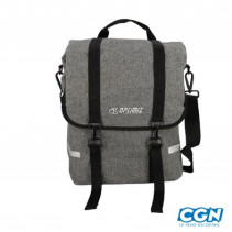 SACOCHE VELO PORTE BAGAGE OPTIMIZ GRIS CLAIR - 17 LITRES - 3663829314023