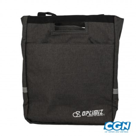 SACOCHE PORTE BAGAGE OPTIMIZ ISOTHERME GRIS FONCÉ - 17L - 3663829314047