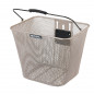 PANIER AVANT BASIL BILBAO PLAQUE KLICKFIX ACIER ARGENT - 8715019102387