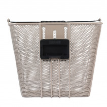 PANIER AVANT BASIL BILBAO PLAQUE KLICKFIX ACIER ARGENT - 8715019102387