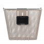 PANIER AVANT BASIL BILBAO PLAQUE KLICKFIX ACIER ARGENT - 8715019102387