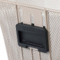 PANIER AVANT BASIL BILBAO PLAQUE KLICKFIX ACIER ARGENT - 8715019102387