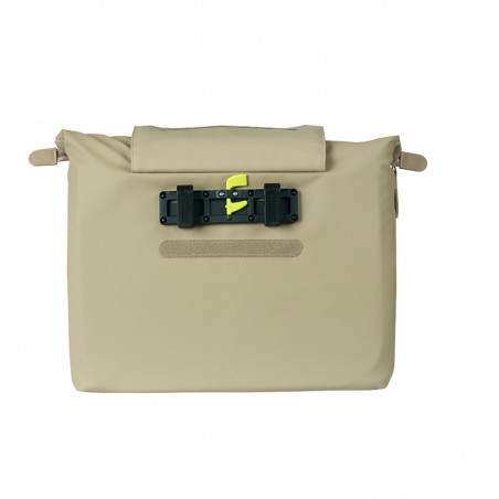 SACOCHE BASIL MANHATTAN COMMUTER HOOK-ON 12L IMPERM. BEIGE - 8715019184505