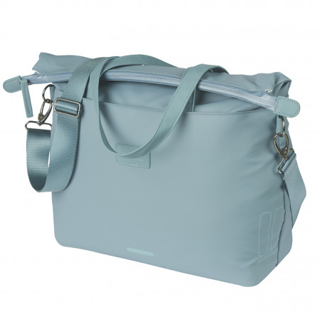 SACOCHE BASIL MANHATTAN COMMUTER HOOK-ON 12L IMPERM. BLEU - 8715019184529