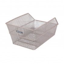 PANIER ARRIÈRE BASIL CENTO ACIER ARGENT (24X38.5X11 CM) - 8715019113109