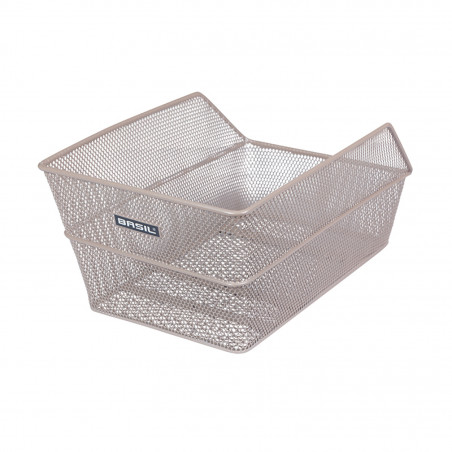 PANIER ARRIÈRE BASIL CENTO ACIER ARGENT (24X38.5X11 CM) - 8715019113109