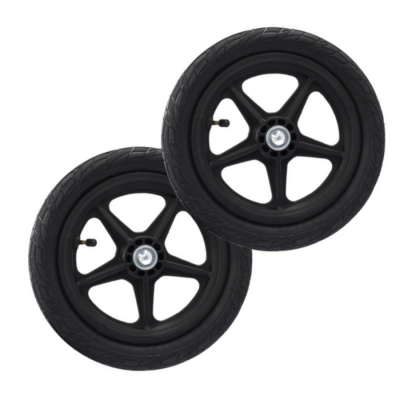 XLC BS-X111 JEU DE ROUES 12   POUR CHARRIOT-REMORQUE XLC - 4055149424497
