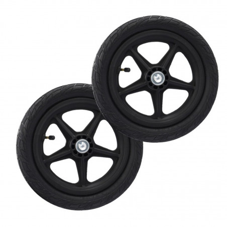 XLC BS-X111 JEU DE ROUES 12   POUR CHARRIOT-REMORQUE XLC - 4055149424497