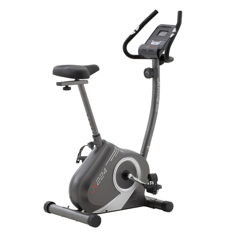 VELO FITNESS JK BIKE JK224 MAGNETIQUE 8 NIVEAUX DE RESISTANCE VOLANT 7Kg (COMPTEUR CALORIES -VITESSE - DISTANCE PARTIELLE ET