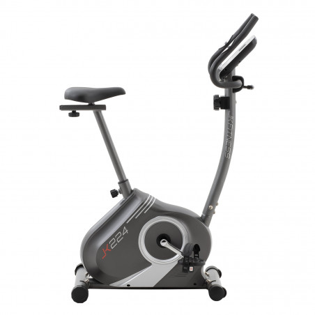 VELO FITNESS JK BIKE JK224 MAGNETIQUE 8 NIVEAUX DE RESISTANCE VOLANT 7Kg (COMPTEUR CALORIES -VITESSE - DISTANCE PARTIELLE ET