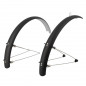 GARDE BOUE VTC/VTT 24'' STRONG PLASTIQUE A TRINGLES 54MM NOIR MAT (PR)