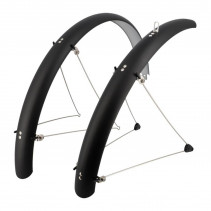 GARDE BOUE VTC/VTT 26'' STRONG COUNTRY S PLASTIQUE A TRINGLES 60MM NOIR MAT (PR)