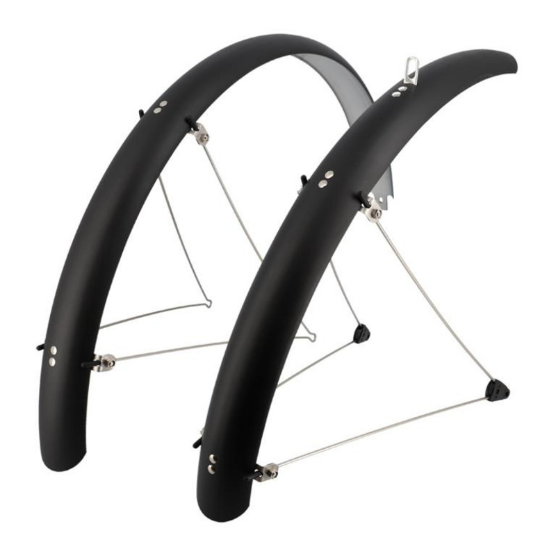 GARDE BOUE VTC/VTT 26'' STRONG COUNTRY S PLASTIQUE A TRINGLES 60MM NOIR MAT (PR)