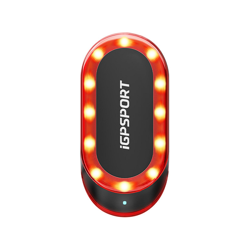 RADAR DE VEHICULE ET ECLAIRAGE VELO ARRIERE USB (VISIBLE A 1.2KM) 8 MODES D'ECLAIRAGE INTELLIGENT IGPSPORT SRMINI - CONNEXION