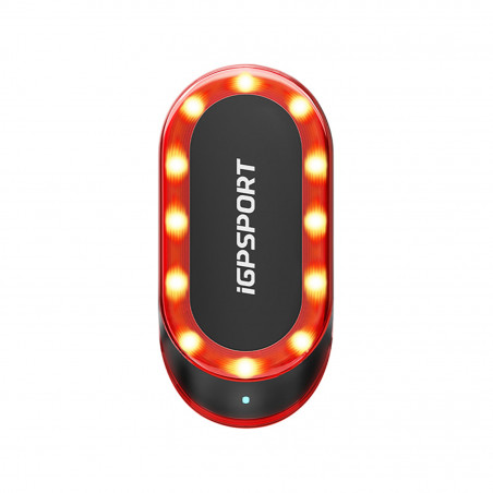 RADAR DE VEHICULE ET ECLAIRAGE VELO ARRIERE USB (VISIBLE A 1.2KM) 8 MODES D'ECLAIRAGE INTELLIGENT IGPSPORT SRMINI - CONNEXION