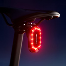RADAR DE VEHICULE ET ECLAIRAGE VELO ARRIERE USB (VISIBLE A 1.2KM) 8 MODES D'ECLAIRAGE INTELLIGENT IGPSPORT SRMINI - CONNEXION