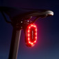 RADAR DE VEHICULE ET ECLAIRAGE VELO ARRIERE USB (VISIBLE A 1.2KM) 8 MODES D'ECLAIRAGE INTELLIGENT IGPSPORT SRMINI - CONNEXION