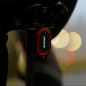RADAR DE VEHICULE ET ECLAIRAGE VELO ARRIERE USB (VISIBLE A 1.2KM) 8 MODES D'ECLAIRAGE INTELLIGENT IGPSPORT SRMINI - CONNEXION