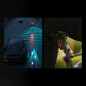 RADAR DE VEHICULE ET ECLAIRAGE VELO ARRIERE USB (VISIBLE A 1.2KM) 8 MODES D'ECLAIRAGE INTELLIGENT IGPSPORT SRMINI - CONNEXION