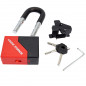 ANTIVOL MINI U 98 X 73 LOCKFORCE SECURIT ALARME  Ø16.5 / 3 CLES   SUPPORT MOTO / SCOOTER  ( HOMOLOGUEE SRA ) - 3608670735818