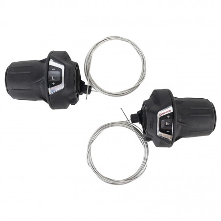 MANETTE VTT SHIMANO REVOSHIFT 3x6V. RS35 DROITE - POIGNEE TOURNANTE (PAIRE) - 3700948304273