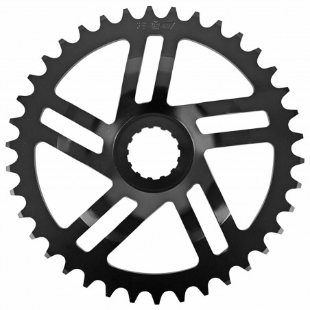 PLATEAU VAE-E-BIKE DIRECT MOUNT POUR BOSCH ESJOT 38DTS MONO NOIR ACIER (POUR SYSTEME BOSCH 3ème GENERATION) - 4251516559308