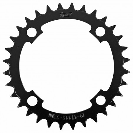 PLATEAU VAE-E-BIKE 4BRA D.104 POUR BOSCH - BROSE - YAMAHA - BAFANG ESJOT 32DTS MONO NOIR ACIER NARROW WIDE - 4251516566481